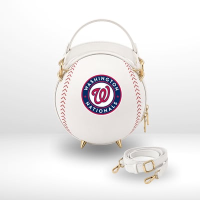 Washington Nationals by Jill Martin Baseball Crossbody Fan Bag