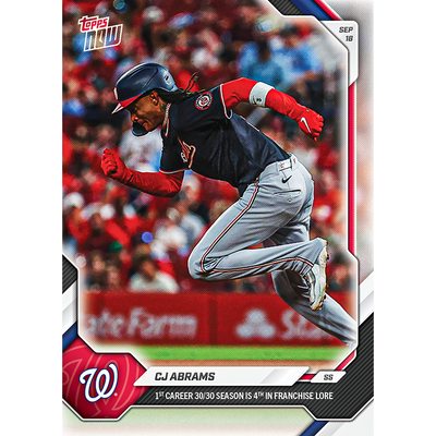 CJ Abrams - 2026 MLB Topps NOW® - Card 691