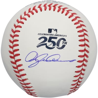 Dylan Crews Washington Nationals Autographed Fanatics Authentic USA 250th Logo Baseball