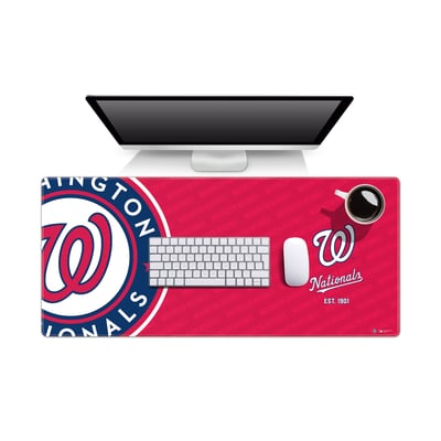 Washington Nationals Fanpoint 15.7" x 35.4" Logo Series Desk Pad