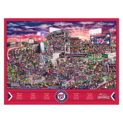 Washington Nationals Fanpoint 500-Piece Joe Journeyman Puzzle