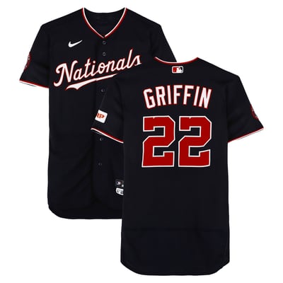 Foster Griffin Washington Nationals Fanatics Authentic Game-Used #22 Navy Jersey Worn During Games Played April 14, May 24, and July 3, 2026