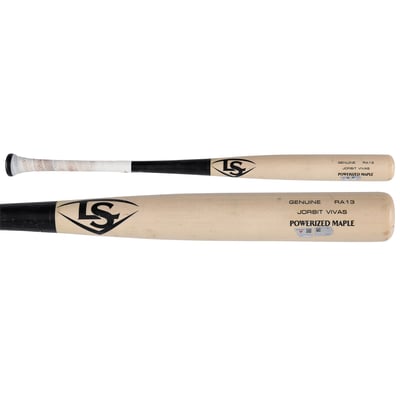 Jorbit Vivas Philadelphia Phillies Fanatics Authentic Game-Used Tan Louisville Slugger Broken Bat vs. Miami Marlins on August 28, 2026
