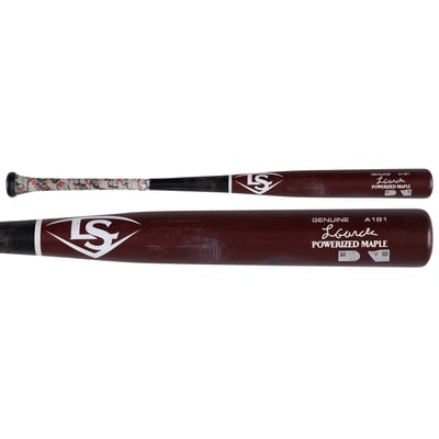 Jorbit Vivas Washington Nationals Fanatics Authentic Game-Used Red Louisville Slugger Broken Bat vs. Los Angeles Angels on September 11, 2026 - 2 RBI Double
