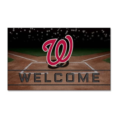 Washington Nationals Logo Brands 18" x 30" Crumb Rubber Door Mat