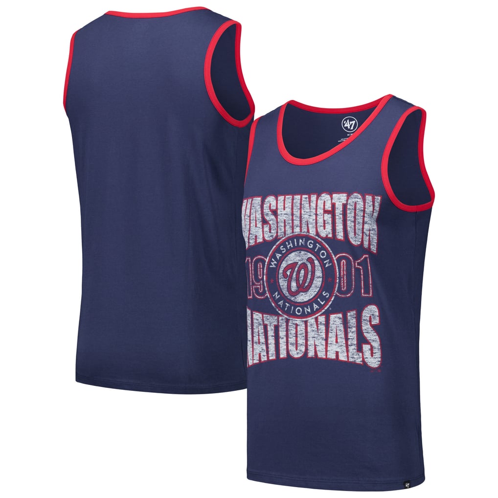 Washington Nationals '47 Upload Franklin Tank Top - Navy