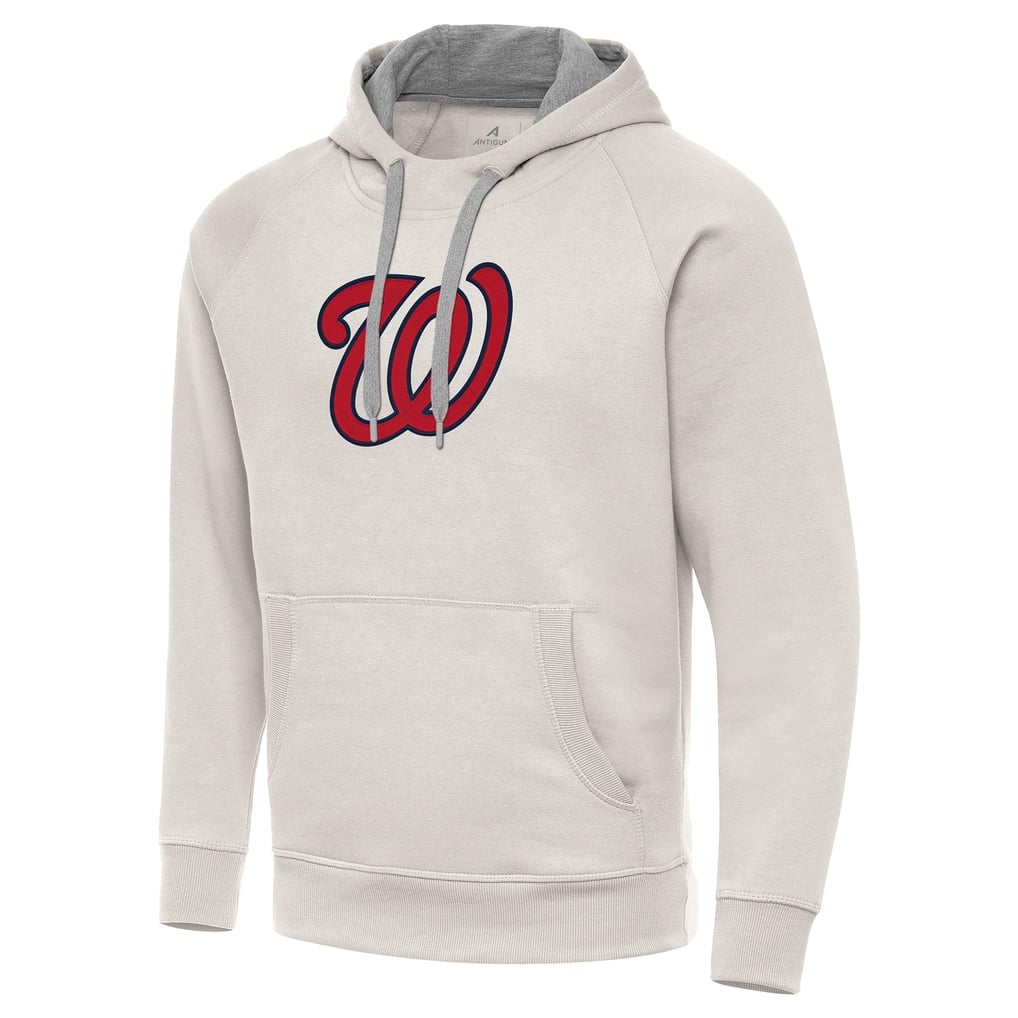 Washington Nationals Antigua Victory Pullover Hoodie - Cream