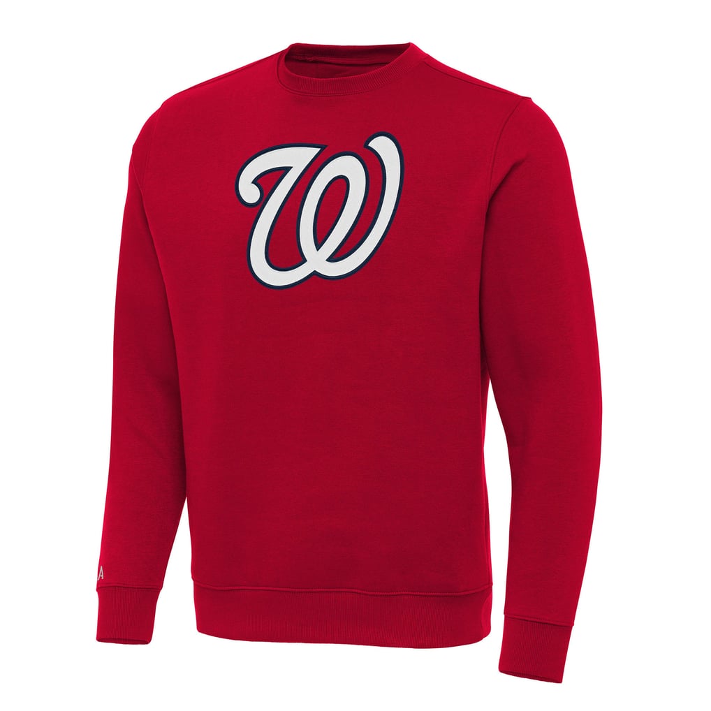 Washington Nationals Antigua Big & Tall Victory Pullover Sweatshirt - Red