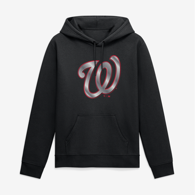 Washington Nationals Big & Tall Forged Mascot Hoodie - Black