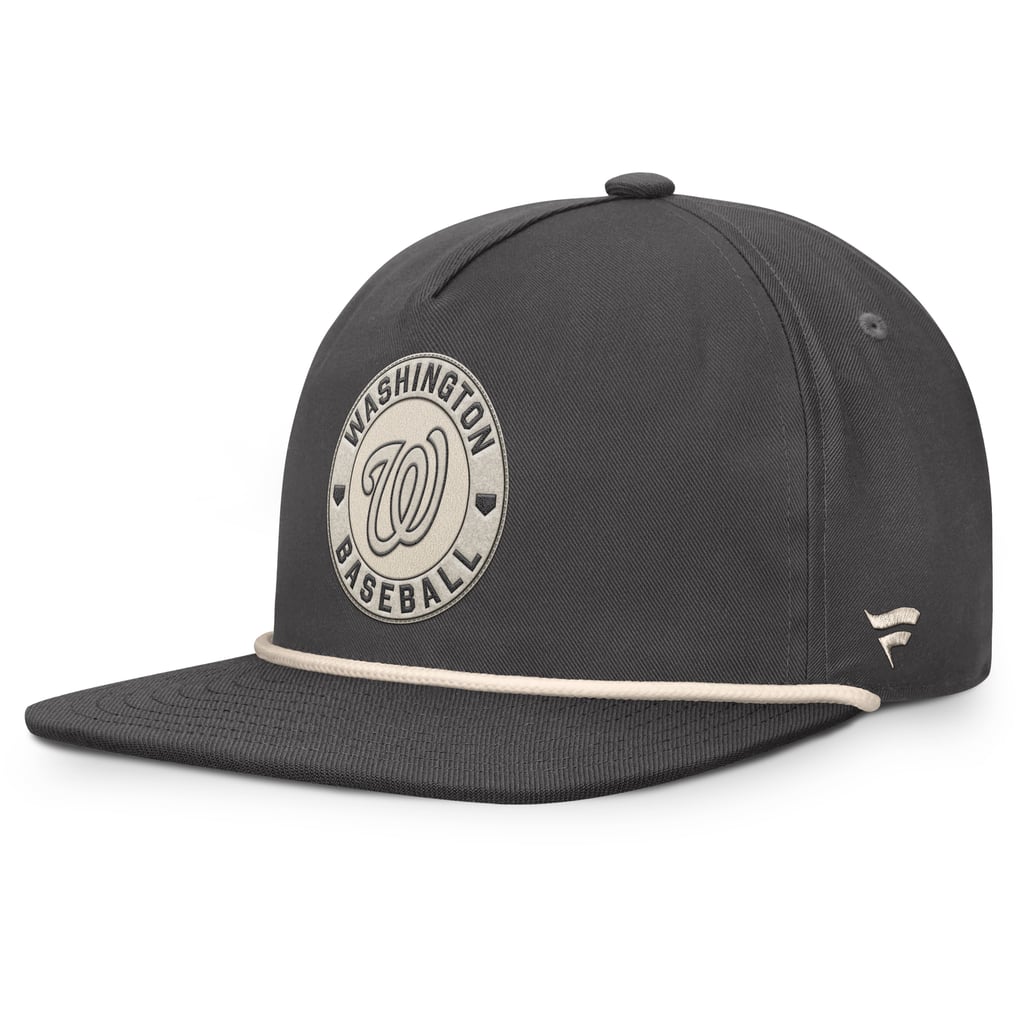 Washington Nationals Fanatics Closer Adjustable Hat - Charcoal