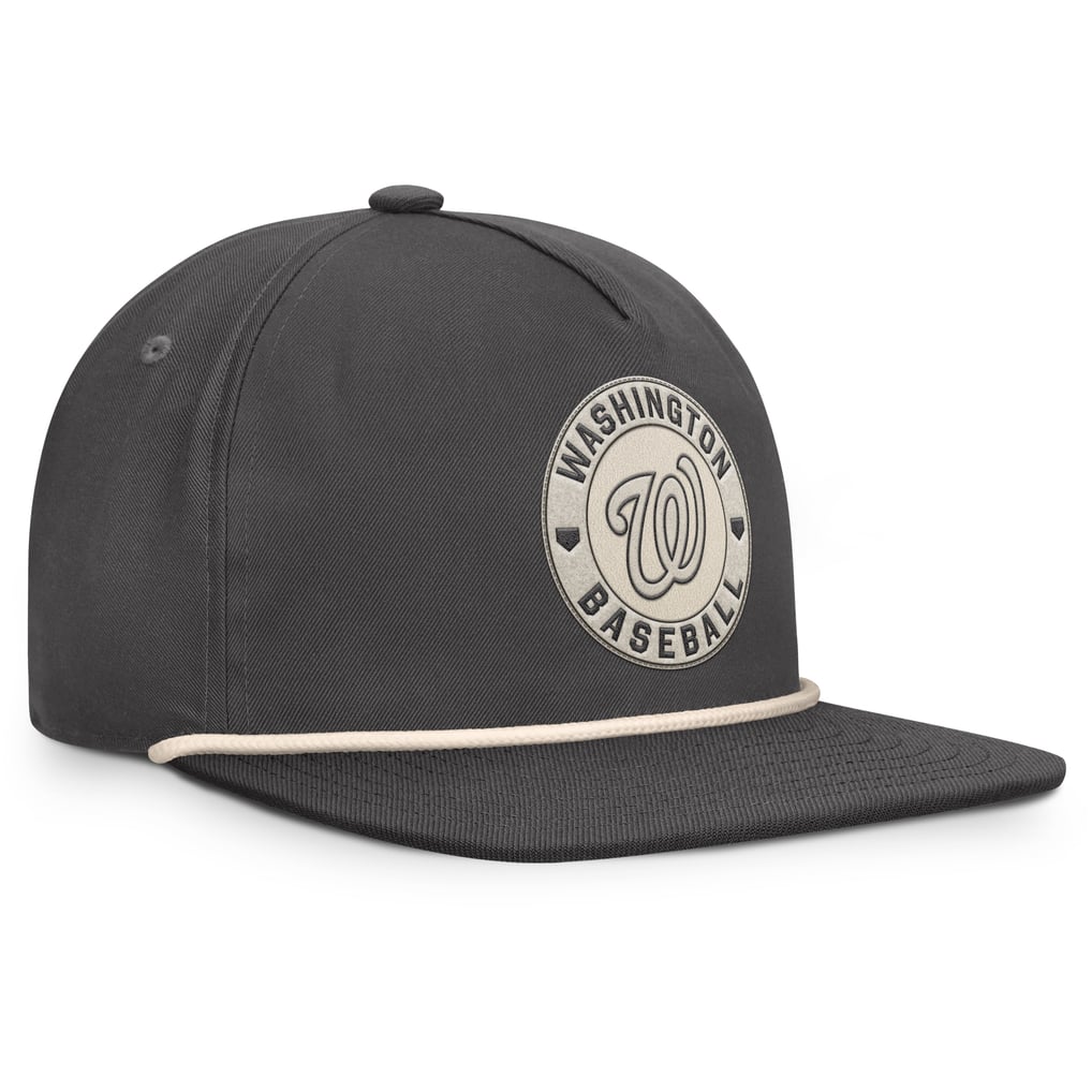 Washington Nationals Fanatics Closer Adjustable Hat - Charcoal