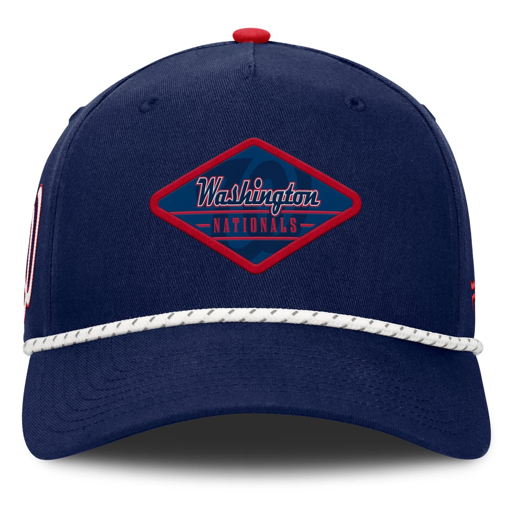  Washington Nationals Fanatics Two-Seam Adjustable Hat - Navy