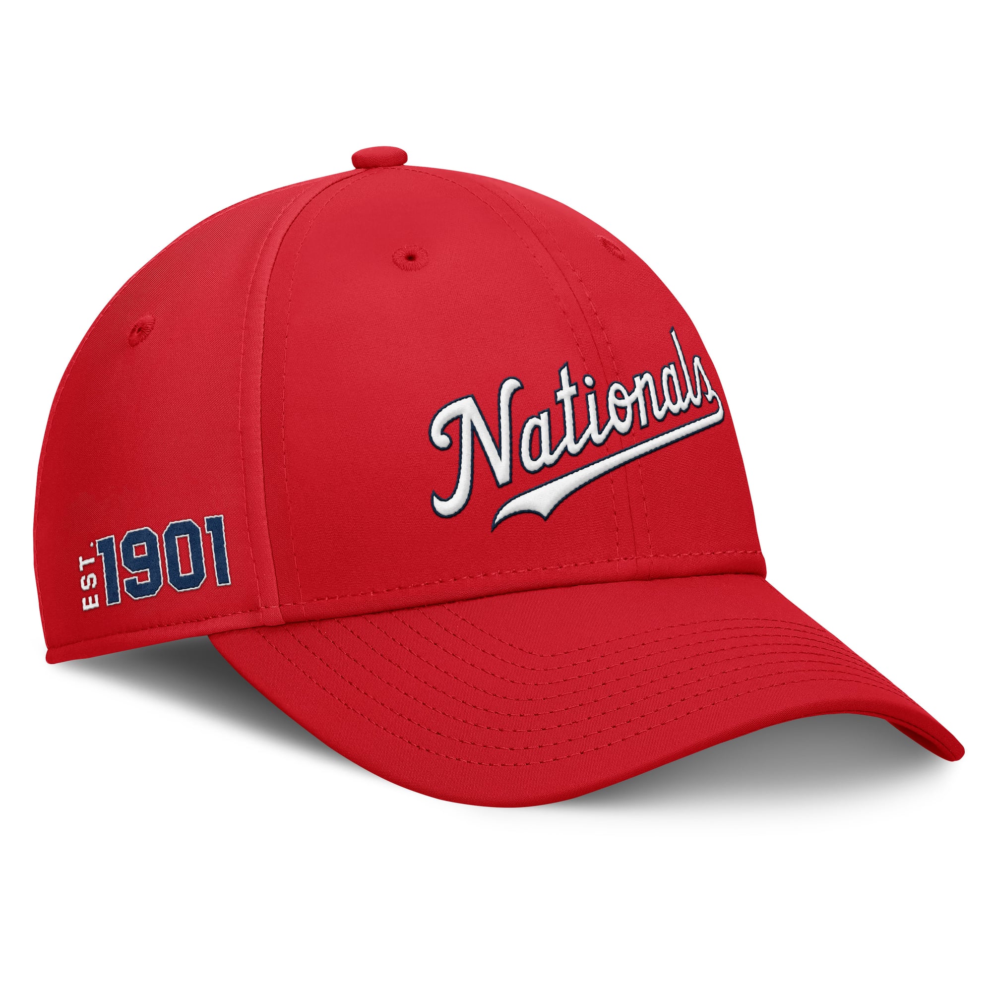 Men's Washington Nationals Fanatics Red Fundamental Tag Flex Hat