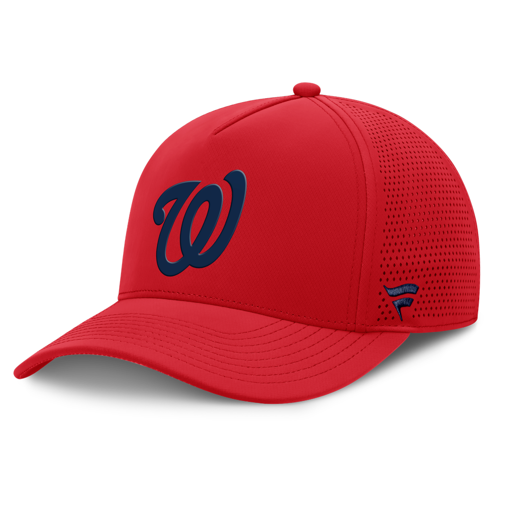 Washington Nationals Fanatics Men's Perforated Adjustable Hat - Red
