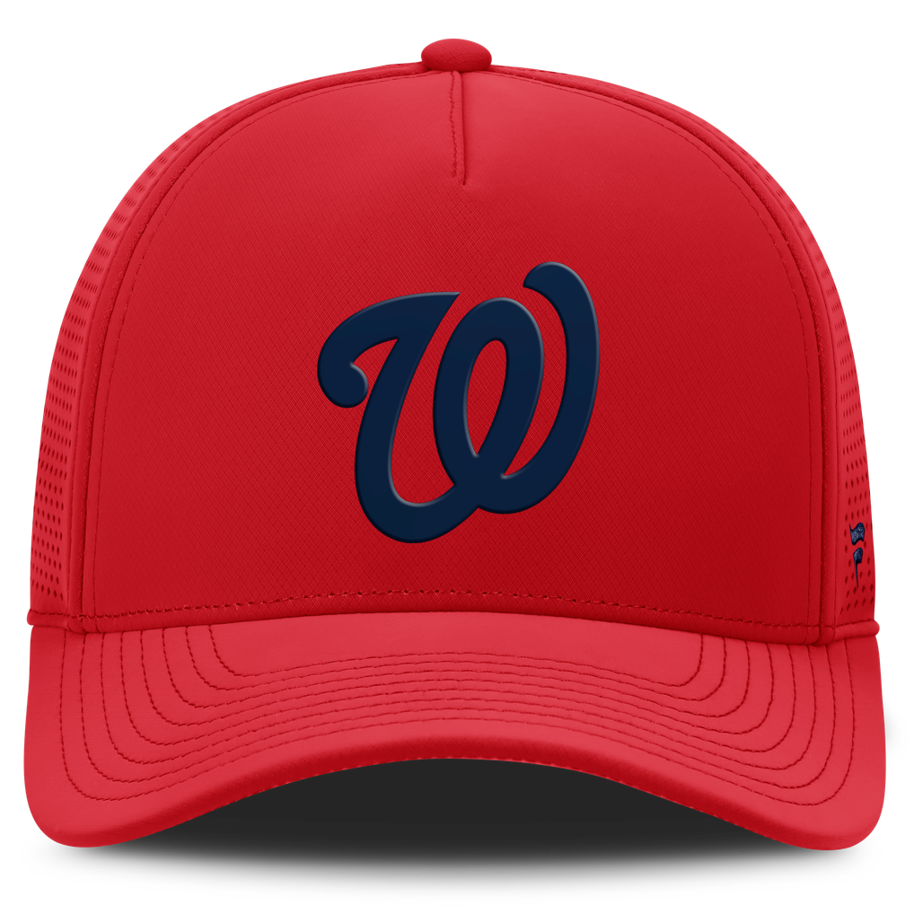Washington Nationals Fanatics Men's Perforated Adjustable Hat - Red
