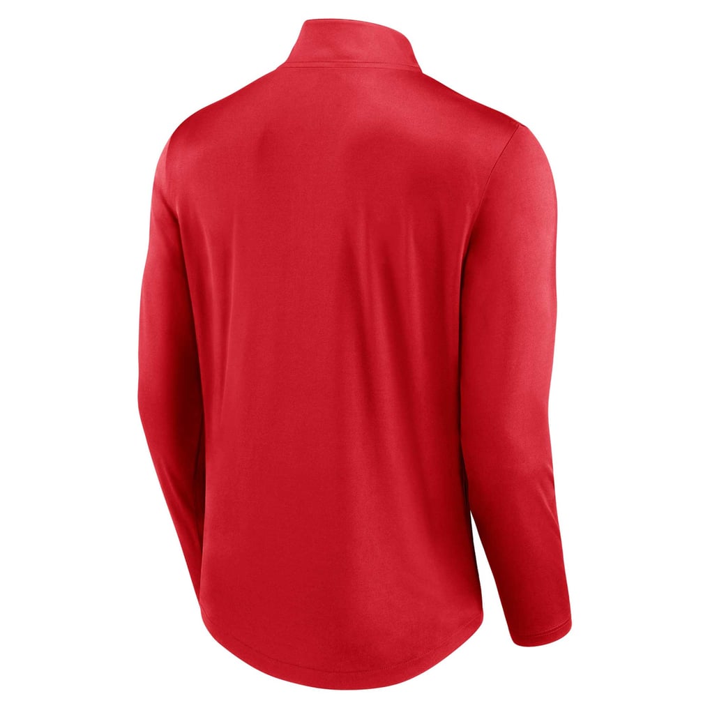 Washington Nationals Fanatics Quarterback Quarter-Zip Top - Red