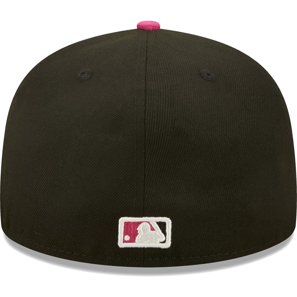 WASHINGTON NATIONALS Pink & Black New Era 7 5/8 Fitted‎ Hat, Baseball Cap New Era Washington Nationals Burnt Copper Pink Edition  main image 4