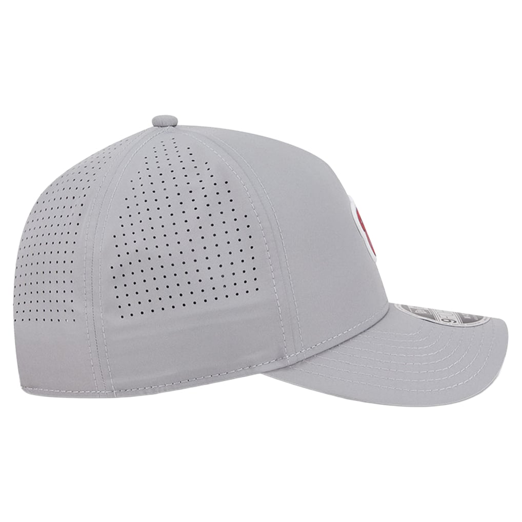  Washington Nationals New Era Micro Logo 9FORTY M-Crown A-Frame Adjustable Hat - Gray
