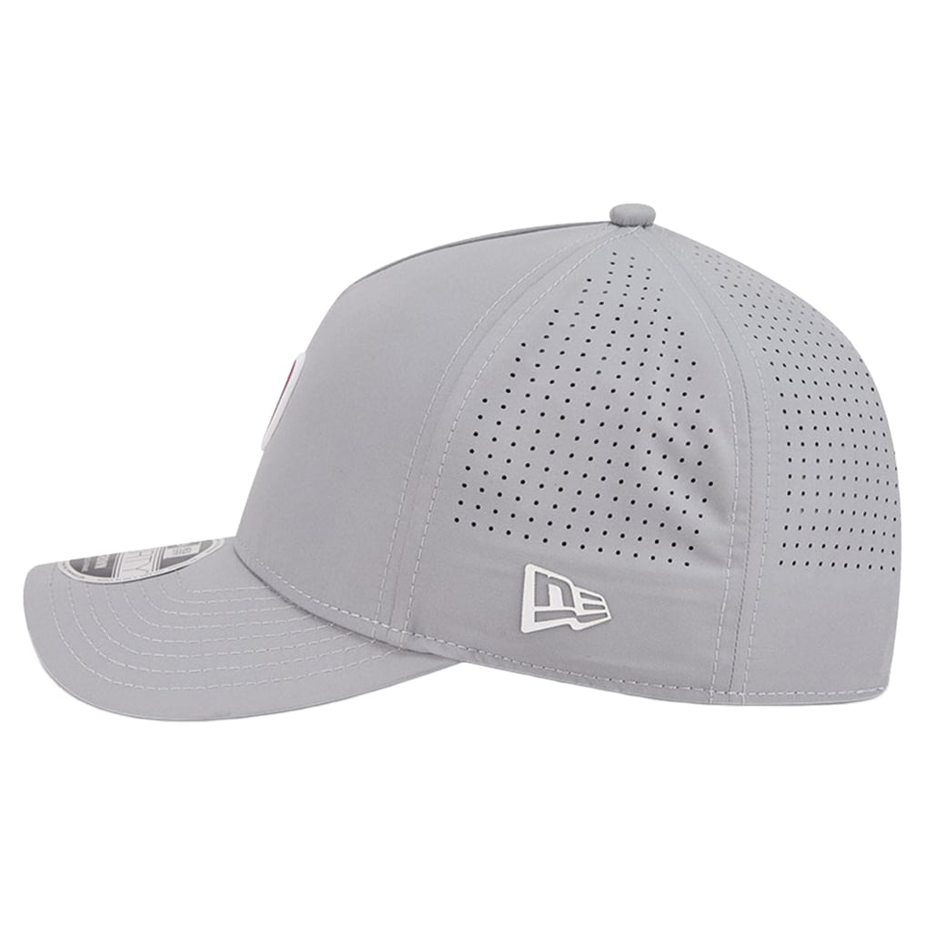  Washington Nationals New Era Micro Logo 9FORTY M-Crown A-Frame Adjustable Hat - Gray