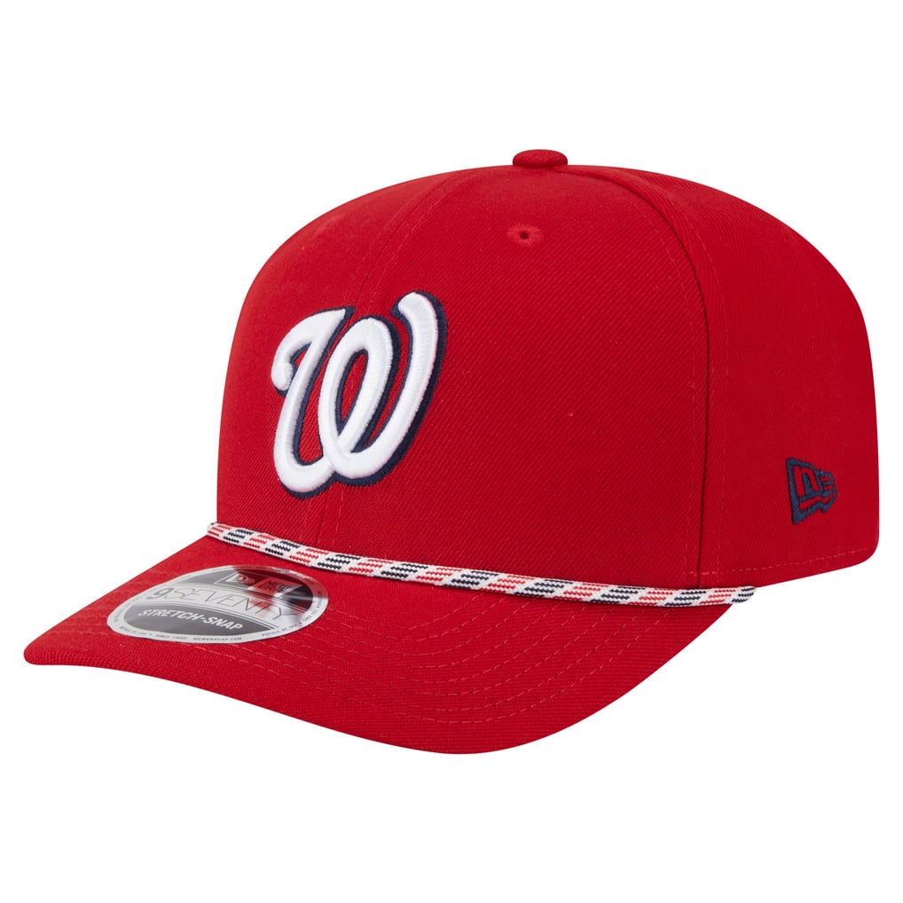 Men's Washington Nationals New Era Red Multi-Rope 9SEVENTY Stretch-Snap Hat