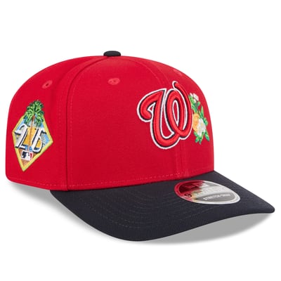  Washington Nationals New Era 2026 Spring Training 9SEVENTY Adjustable Hat - Red/Navy