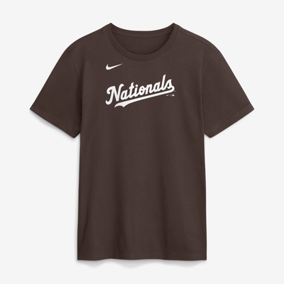  Washington Nationals Nike Core Cinder T-Shirt - Brown
