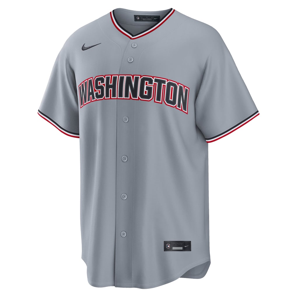 Dylan Crews Washington Nationals Nike Road Replica Jersey - Gray