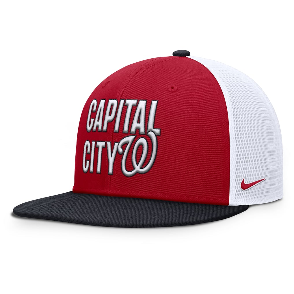  Washington Nationals Nike Pro Trucker Snapback Hat - Red
