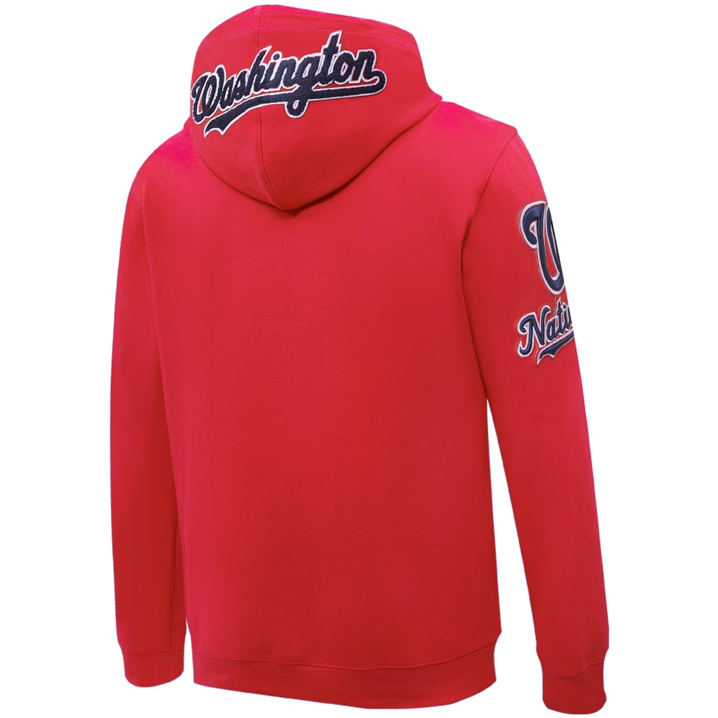 Washington Nationals Pro Standard Logo Pullover Hoodie - Red