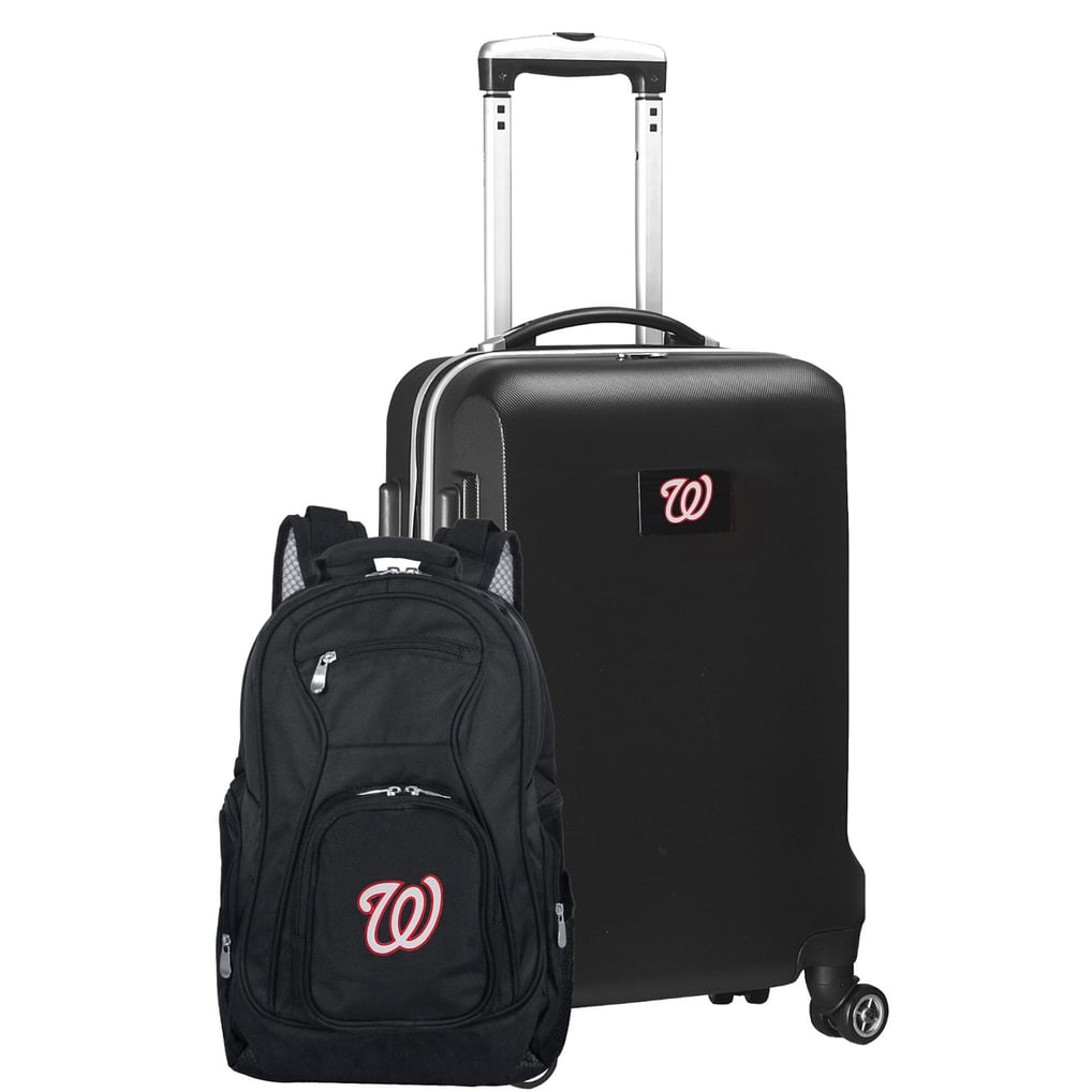 Washington Nationals MOJO Deluxe 2-Piece Backpack and Carry-On Set - Black