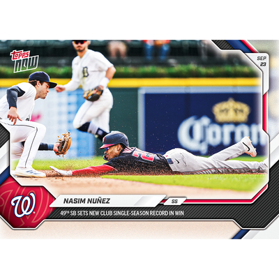 Nasim Nuñez - 2026 MLB Topps NOW® - Card 707