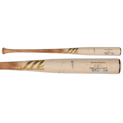 Nasim Nuñez Washington Nationals Fanatics Authentic Game-Used Tan Marucci Broken Bat vs. Miami Marlins on August 31, 2026