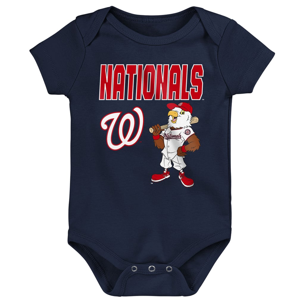 Washington Nationals Outerstuff Newborn Home Plate 3-Piece Creeper Set