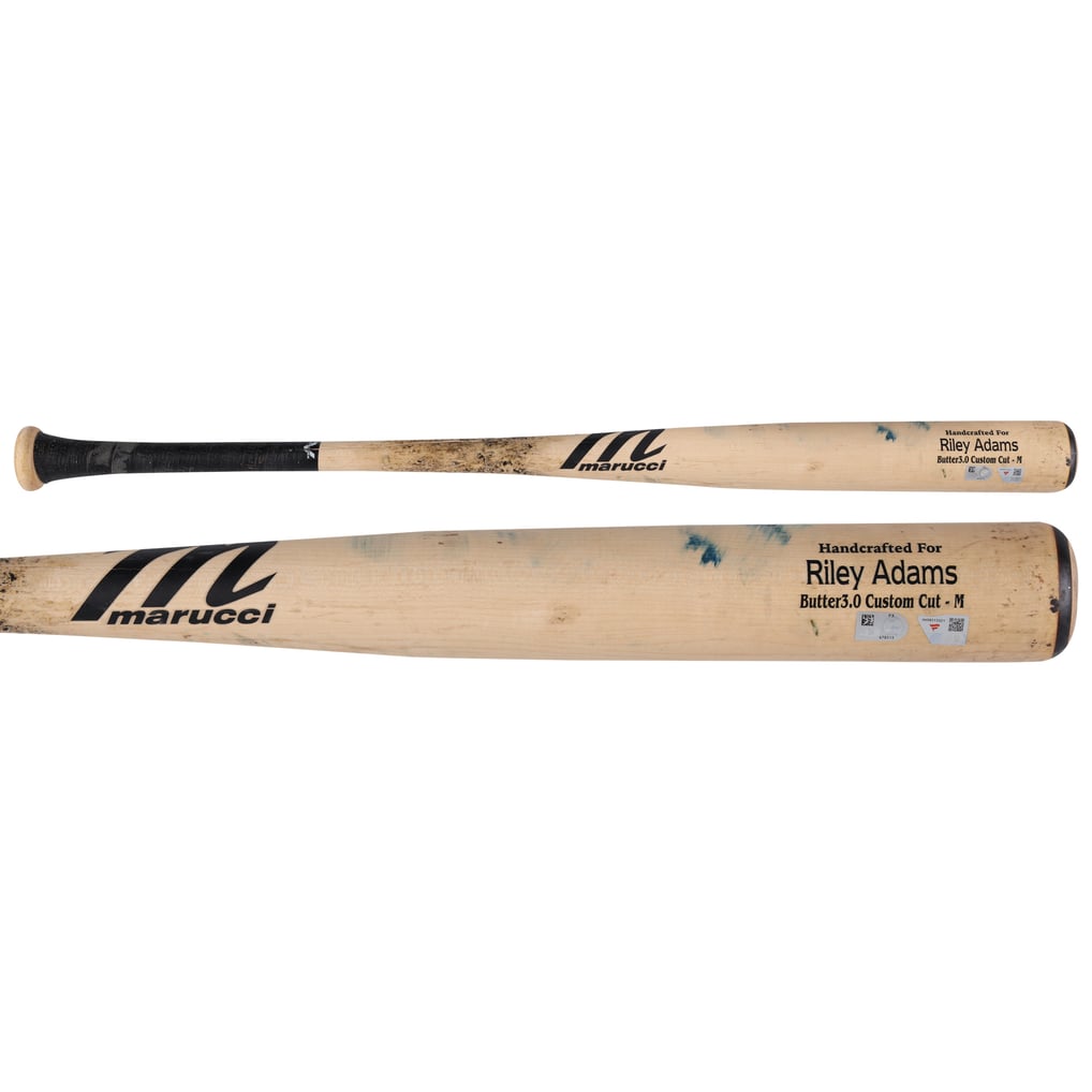 Riley Adams Washington Nationals Fanatics Authentic Game-Used Tan ...