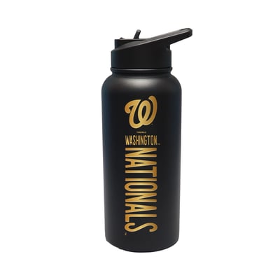 Washington Nationals The Memory Company 32oz. Stainless Steel Gold Lettering Tumbler