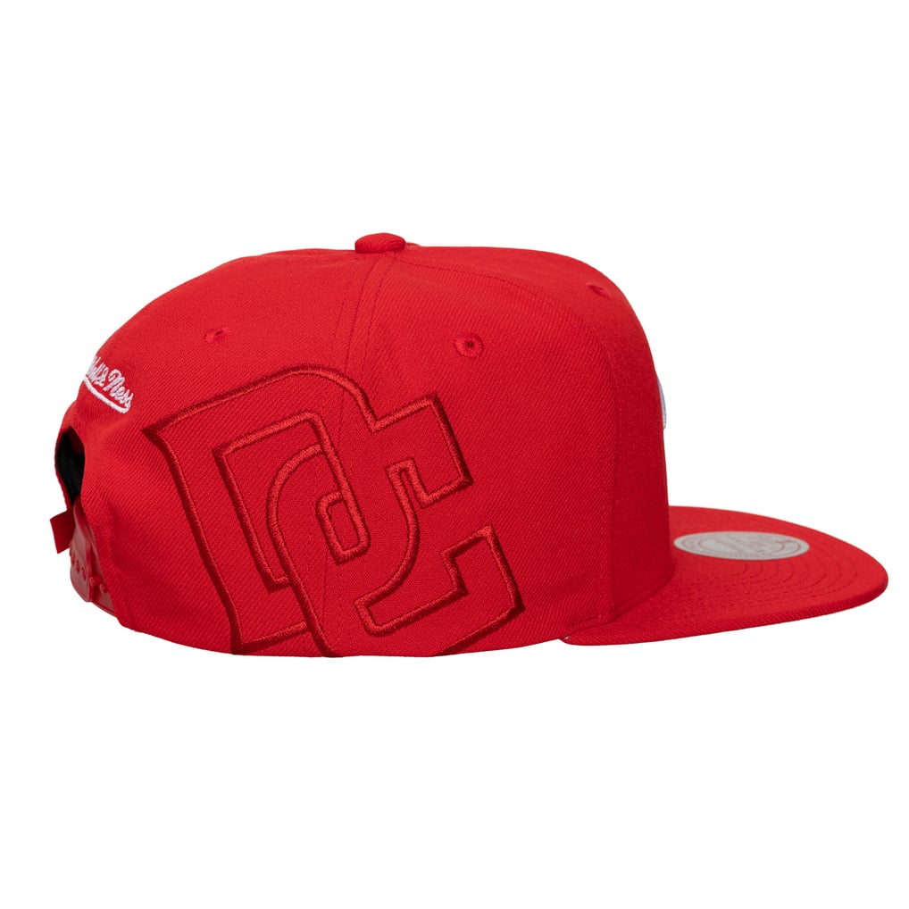  Washington Nationals Mitchell & Ness Unisex Side Logo Snapback Hat - Red