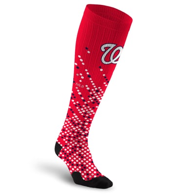 Washington Nationals PRO Compression Unisex  Scoreboard Over-the-Calf Compression Socks