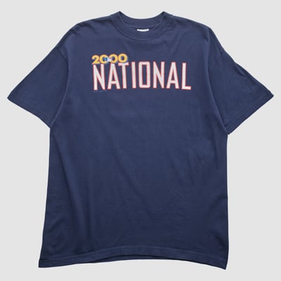 Washington Nationals Majestic 2000 T-shirt - Navy - 2XL by Fanatics Real Vintage
