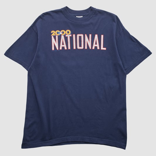 Washington Nationals Majestic 2000 T-shirt - Navy - 2XL by Fanatics Real Vintage