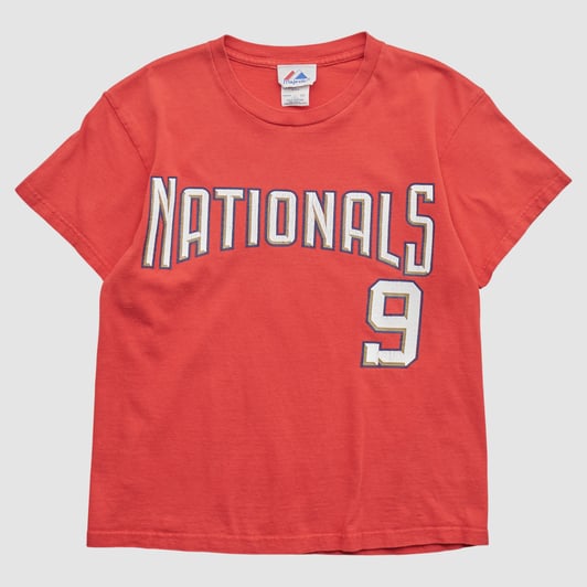 Washington Nationals Majestic 2005 T-shirt - Red - Yth L by Fanatics Real Vintage