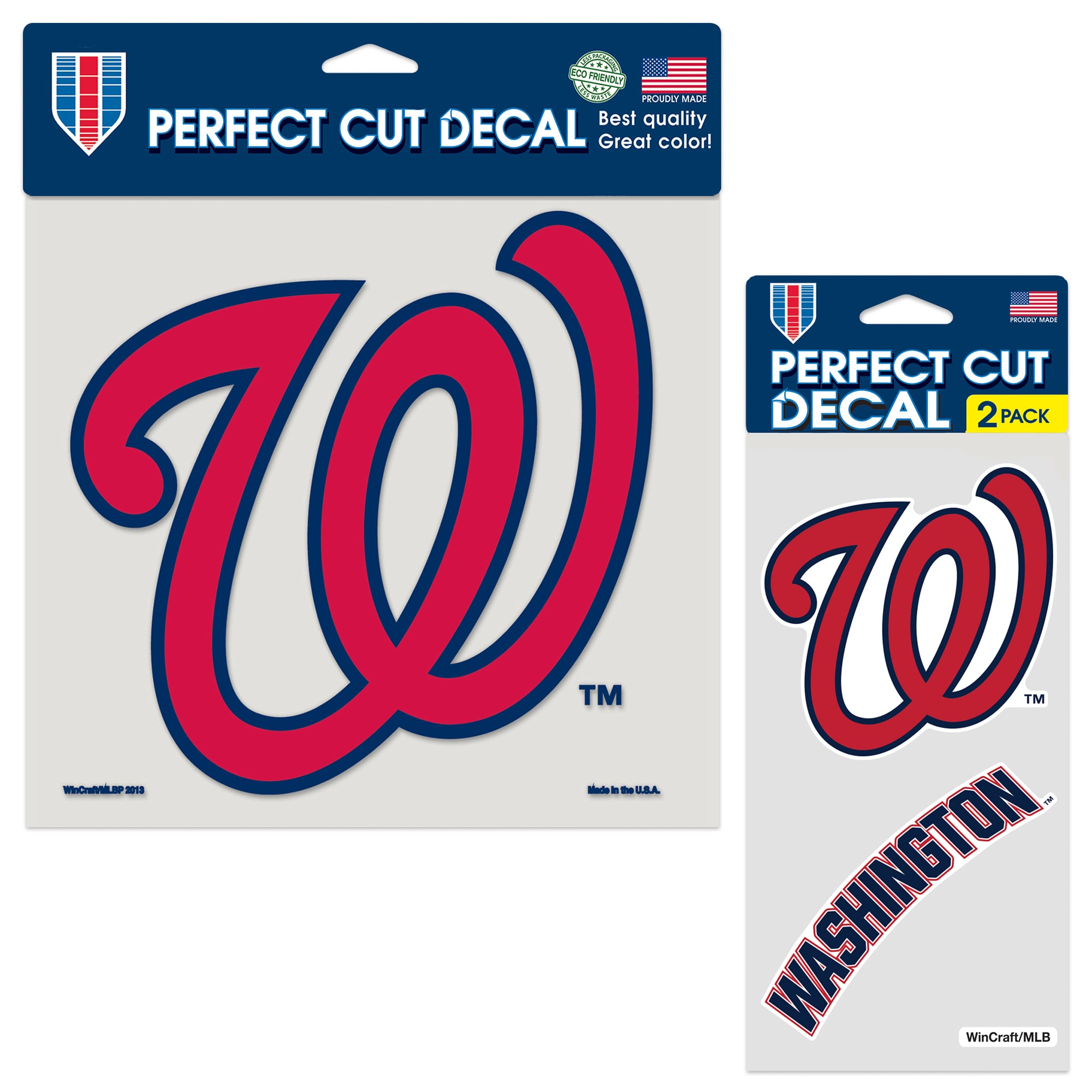 Flag Washington Passion Stickers - MLB Washington Nationals Logo Decals ...