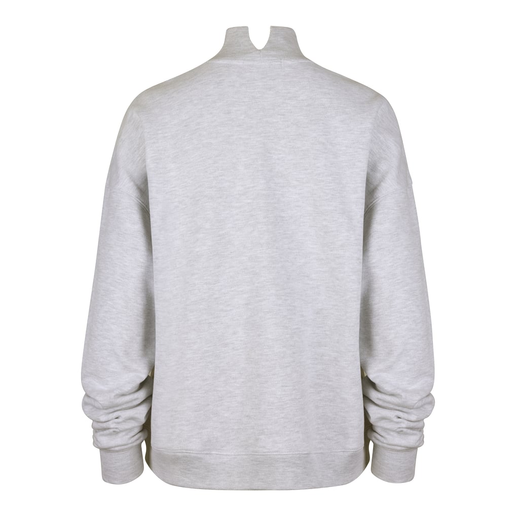  Washington Nationals '47 Women's Subtle Muse Mock Neck Sweatshirt - Heather Gray