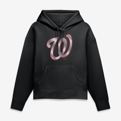 Washington Nationals Women's Forged Mascot Hoodie - Black