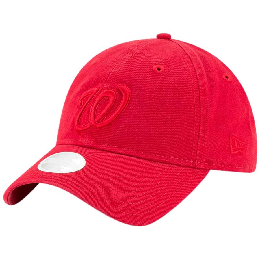 Women's Washington Nationals New Era Red Core Classic Tonal Team ...