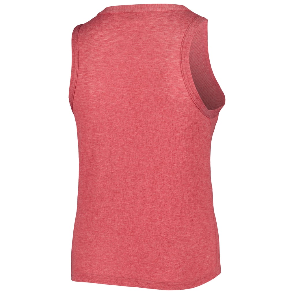 Washington Nationals Soft as a Grape Women's Plus Size High Neck Tri-Blend Tank Top - Red