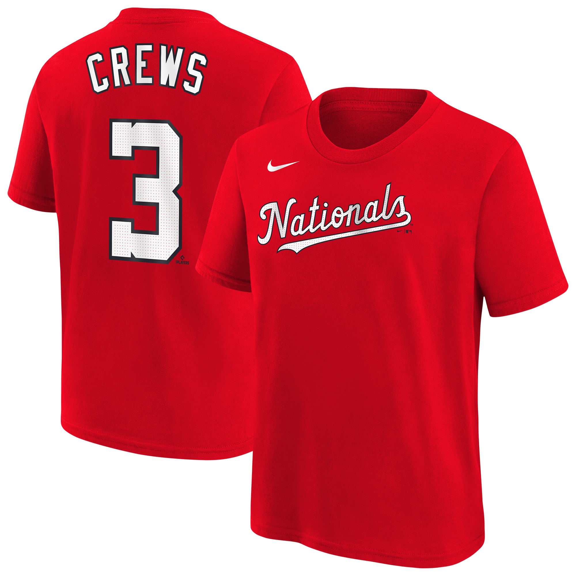 Dylan Crews Washington Nationals Nike Youth Player Name & Number T ...