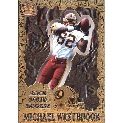 1996 Pacific Gridiron Rock Solid Rookies #RP3 Michael Westbrook