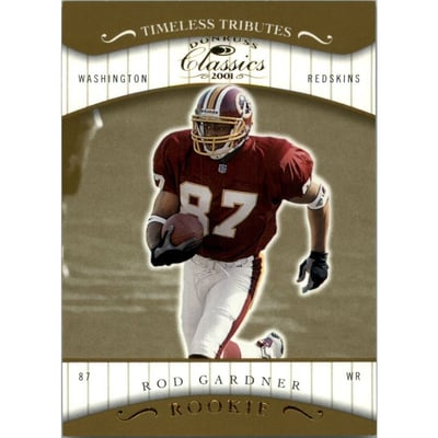 2001 Donruss Classics Timeless Tributes #123 Rod Gardner