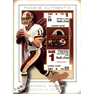 2002 Fleer Authentix Front Row #116 Patrick Ramsey