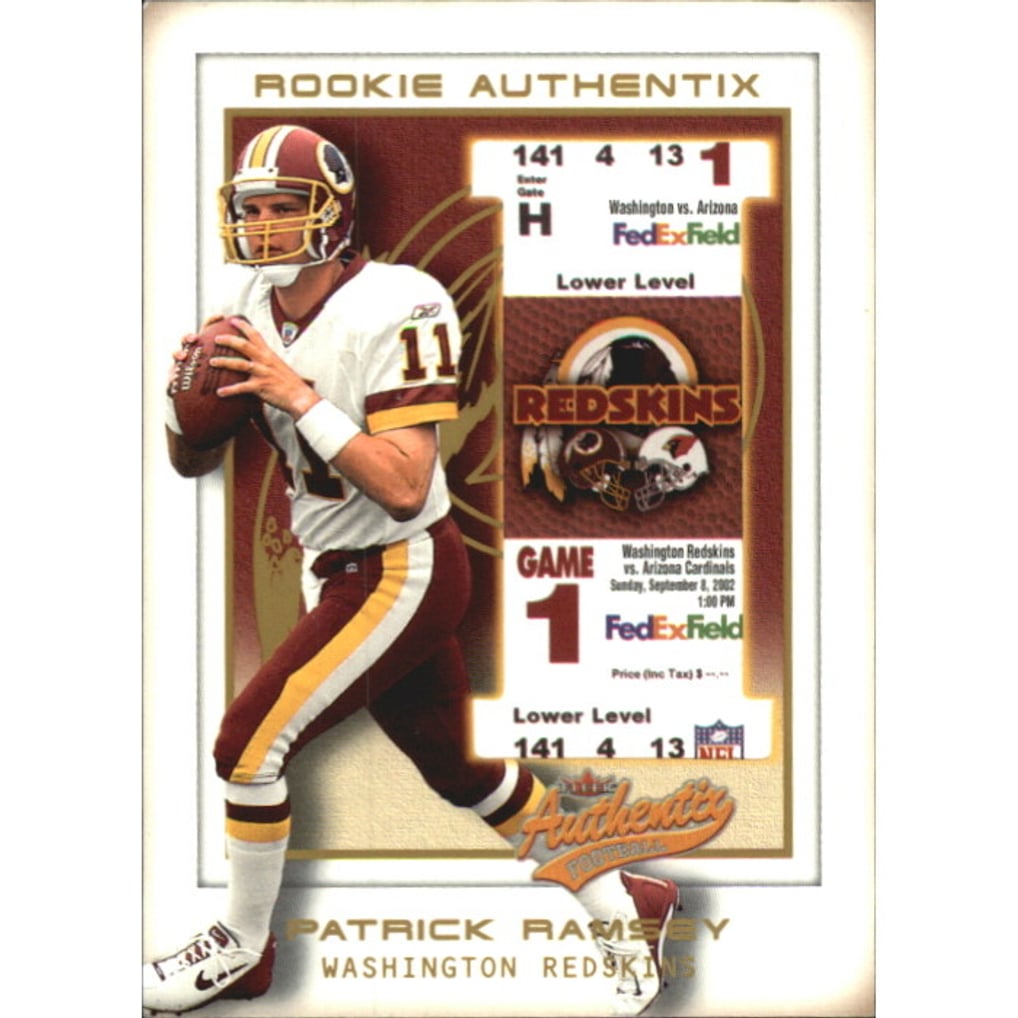 2002 Fleer Authentix Second Row #116 Patrick Ramsey